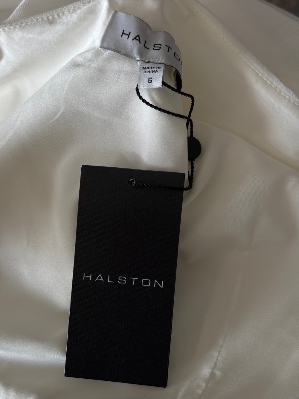 $795 NWT Halston “Chelsea” OS One-Shoulder Jumpsuit in Pristine Sz 6 - Picture 8 of 15